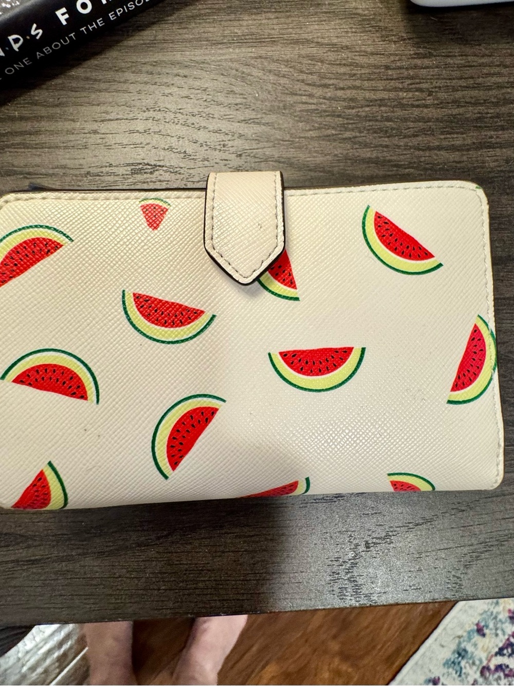 Kate Spade Staci Watermelon Party Medium Compact Bifold Wallet - Picture 4 of 15